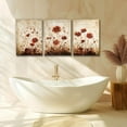 thumbnail image 4 of Navy Blue Bathroom Canvas Wall Art Paintings Fun Blue Bathtub and Toilet Paintings Pictures Wall Decor Posters Print Artwork for Washroom Restroom Home Decoration（Only canvas）, 4 of 6