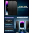 thumbnail image 4 of 2-piece Apple full screen anti peeping and anti falling protective film suitable for 16 Pro Max/16/16 Pro/16 Plus/15 Pro Max/15/15 Pro/15 Plus/14 Pro Max/14/14 Pro/14 Plus/13 Pro Max/13/13 Pro/12/11, 4 of 6