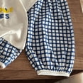 thumbnail image 3 of Ulanda 100% Organic Cotton Baby Short Sleeve Pajama Sets, Toddler Boy Girl 2-Piece Sleepwear (Blue, 5-6 Years), 3 of 4