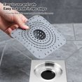 thumbnail image 2 of Silicone Sewer Outfall Drain Filter Round Shape Anti-blocking Floor Drain Mesh Cover Hair Clean Up Sink Strainer Filter, 2 of 6