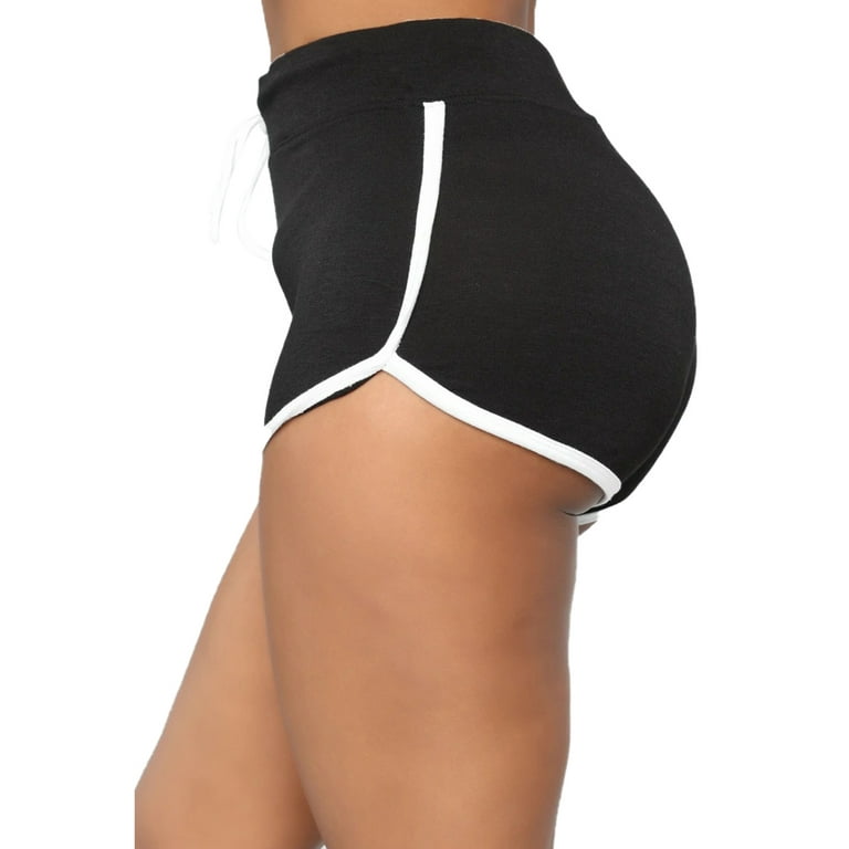 UKAP Sport Shorts for Women Gym Running Fitness Sweatpants Dancing Gym  Biker Hot Pants Lace Up Stitching Workout Active Wear Shorts for Women 