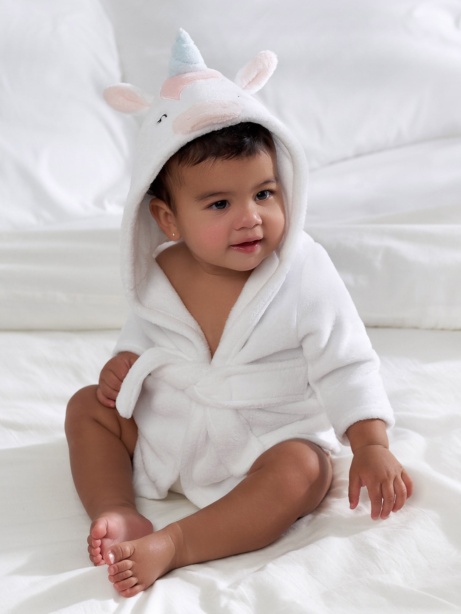 Gerber Baby Boy or Girl Unisex Hooded Bathrobe, Sizes Newborn-9M