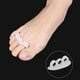 thumbnail image 2 of Almohadillas separadoras elásticas para dedos de los pies, 2 uds., alisador Hallux Valgus (blanco) Tmvgtek cuidado belleza, 2 of 9
