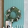 thumbnail image 5 of Green Eucalyptus Wreath - 20'' for Front Door, Porch, Window - Home & Farmhouse Decor - Suitable for Spring, Summer, Fall, All Seasons, Christmas, 5 of 5