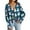 Royal Blue, variant on Women's Fashion Loose Knit Long Sleeve Christmas Print V-Neck Button Cardigan for Holiday Casual Wear and Comfortable Fit,Dark Blue,M