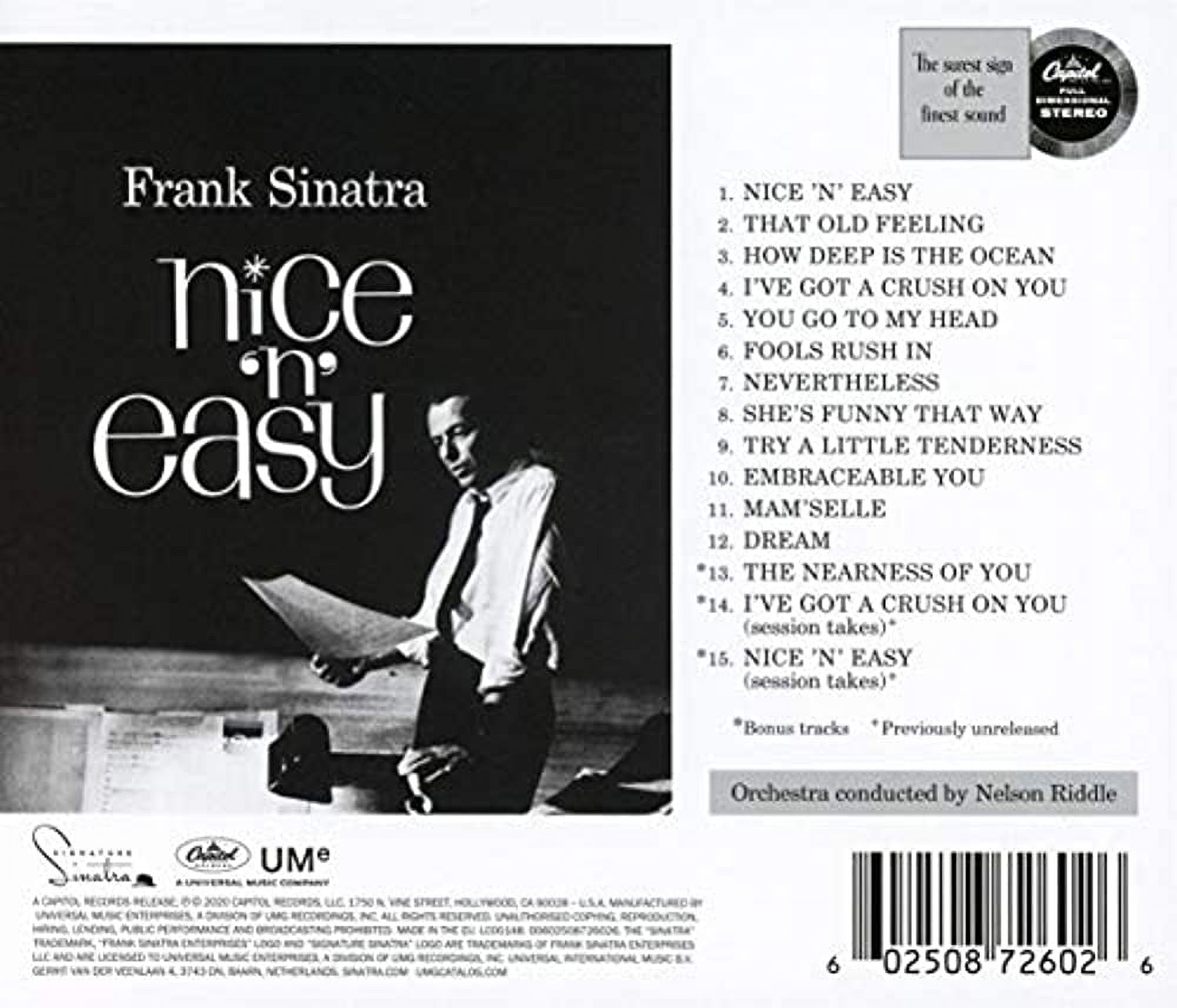 Frank Sinatra - Nice N Easy (2020 Mix) - Music &amp; Performance - CD