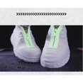 thumbnail image 2 of Cubierta de zapatos de goma para hombres y mujeres, cremalleras, cubiertas de zapatos impermeables reutilizables Unisex, cubiertas de lluvia de silicona antideslizantes blancas, zapatos nuevos Feliz Sencillez, 2 of 5