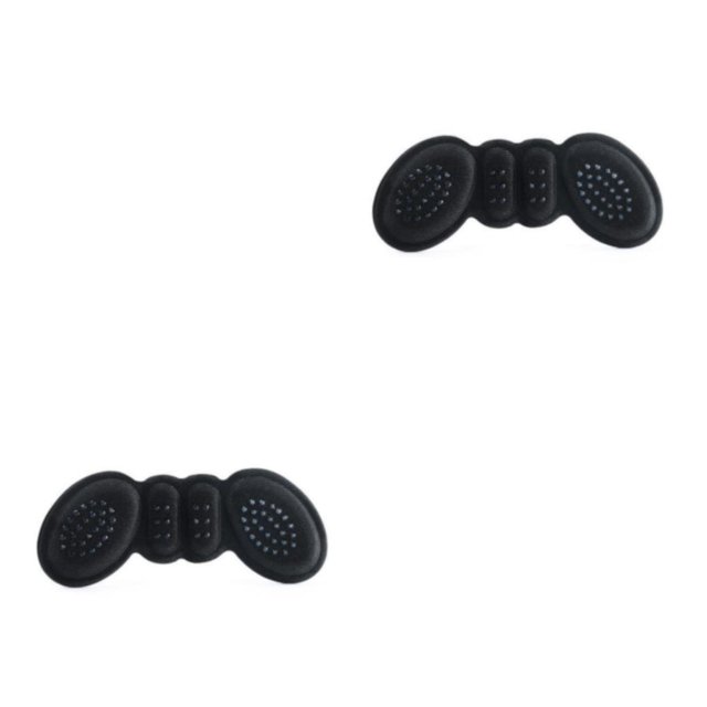 Soidarity 1 par de zapatos de tacón alto para mujer, almohadilla para el talón, reemplazo de Color sólido, almohadilla autoadhesiva Negro 2Conjunto