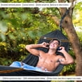 thumbnail image 5 of Tranquillo 600lb Capacity 2 Persons 2 Hammocks Included/Foldable Portable Hammocks with Stand, Tree Straps, Carry Bags for Garden Camping, 5 of 5