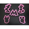 Mickey and Minnie Mouse Cookie Cutter Mold Cupcake Birthday Party Favor Set