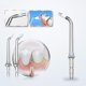 thumbnail image 2 of Guardurnaity Water Pick Floss Oral Irrigator Tooth Clean Waterpulsed Spa familiar Gumline Boquillas Consejos Reemplazo para blue cuidado de los oídos gris Guardurnaity CE011602-04B, 2 of 6
