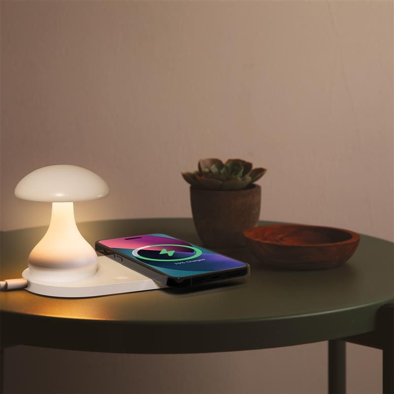 Chargeur sans fil Merkury Innovations avec lampe LED Lampe LED chargeur sans fil