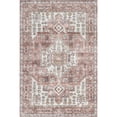 thumbnail image 4 of nuLOOM Evon SpinClean Traditional Medallion Machine Washable Area Rug, 5' x 8', Evon Blush Pink, 4 of 6