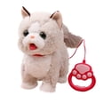 thumbnail image 2 of Leash Cat Walking Set Sing Purr And Meow Animated Robot Pet Activity Lifelike Stuffed Animal Remote Control Cute Robot Toy For Kids, 2 of 7