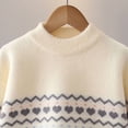 thumbnail image 4 of Jalioing Teen Girls Crew Neck Sweaters Fashion Long Sleeve Graphic Sweater Pullover Winter Casual Knitted Tops 9-15 Years, 4 of 9