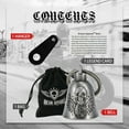 thumbnail image 6 of Dream Apparel Motorcycle Bell for Biker Good Luck Riding Bells with Hanger Motorcycle Accessory or Keychain for Luck Rider Gift, 6 of 6