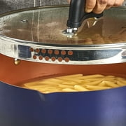 Copper Chef Quick-Cook 16-Piece Pan Set with CeramiTech Navy/Copper