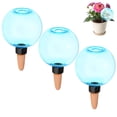 thumbnail image 1 of Uxcell 3-Pack Plant Self Watering Globes, 5.3 oz Bubble Water Bulbs for Indoor Plants, Self Watering Spikes [Azul], 1 of 6