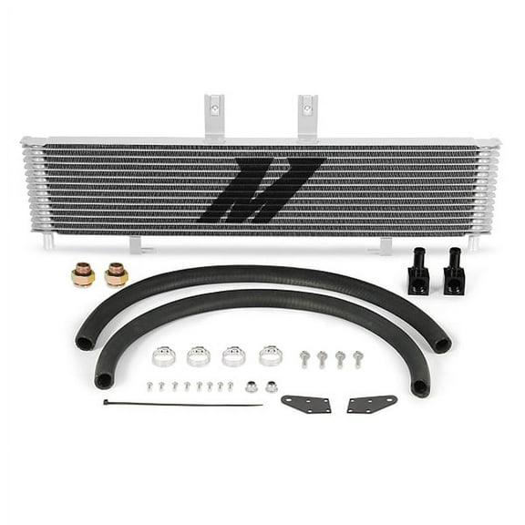 Mishimoto MMTC-DMAX-03SL Transmission Cooler, Compatible with Chevrolet & GMC Allison Transmission 6.6 LB7 & LLY, 2003-2005, Silver
