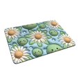 thumbnail image 3 of Alfombrilla de Baño Absorbente Gloria Antideslizante Lindo Suave Multiusos Amarillo 50cmx80cm, 3 of 9
