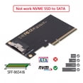 thumbnail image 5 of FVH External Slimline SFF-8654 8X 74Pin to PCIE Express 3.0 PCIE4.0 Raid Card VROC Raid0 Hyper Adapter, 5 of 9