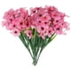thumbnail image 1 of 6 unids Simulados flores violetas ramos de flores Arreglo de flores decoraciones flores falsas, 1 of 7