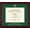 Tartan Green, variant on Ohio University Scripps College of Communication Diploma Frame, Document Size 14" x 11"