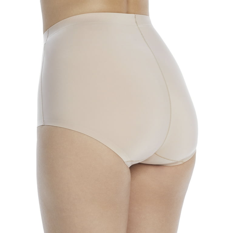 Bali Comfort Revolution Easylite Smoothing Brief, 2-Pack Nude/Nude M  Women's 