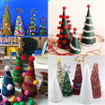 thumbnail image 4 of 24Pack Craft Foam Cones, Foam Tree Cones, Cones Shaped Foam for Arts, Crafts, Christmas Tree, School, DIY Craft Project, 4 of 6