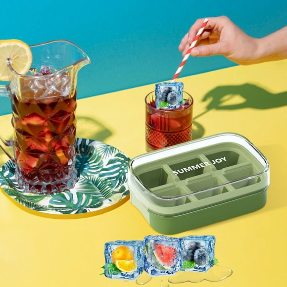 Rbaofujie Ice Cream Molds Ice Block Home Homemade Ice Ice Cream Refrigerator Ice Block Ice Box Ice Block Maker Food Grade Resin Molds Silicone Clearance