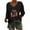 Black, variant on Odeerbi Christmas Shirts For Women Long Sleeve Tops 2025 Casual Print Loose V-Neck Blouses Gray