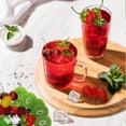 thumbnail image 3 of 62pcs Artificial Green & Red Strawberries Fake Tomatoes Cherry Blueberries Plastic Strawberry Kiwi Slices Lifelike Ice Cubes Table Decoration for Home Kitchen Party Wedding, 3 of 3