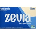 thumbnail image 3 of Zevia - Soda Zero Vanilla Cola, 6Pk, 72fo | Pack of 4, 3 of 4
