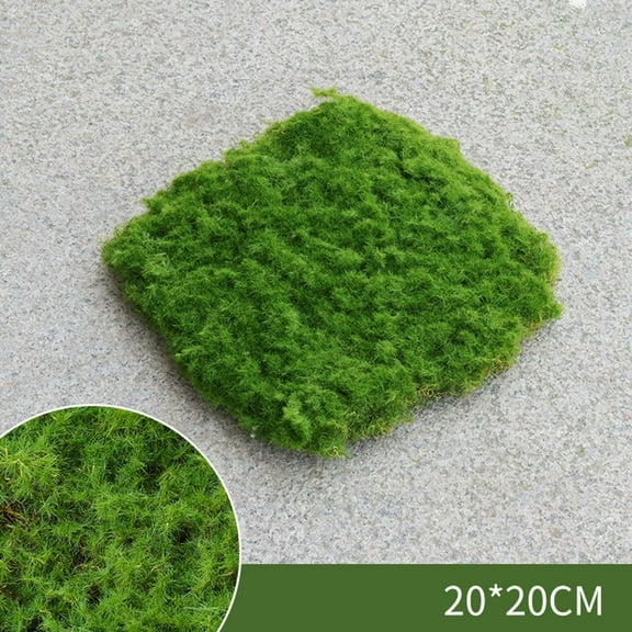 Artificial Grass Mat 20x20/30x30/40x60cm Realistic Turf Lawn Carpet for Indoor Outdoor Decor, Garden, Balcony - Green Synthetic Grass Rug, Easy Installation, UV Resistant