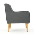 thumbnail image 5 of Fontinella Mid Century Fabric Arm Chair, Set of 2, Charcoal, 5 of 11