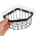 thumbnail image 3 of unbranded Rack De Almacenamiento Para Fregadero Negro De Acero Resistente Con Soporte Para Bayeta Y Esponja, 3 of 8