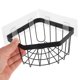 thumbnail image 3 of unbranded Rack De Almacenamiento Para Fregadero Negro De Acero Resistente Con Soporte Para Bayeta Y Esponja, 3 of 8
