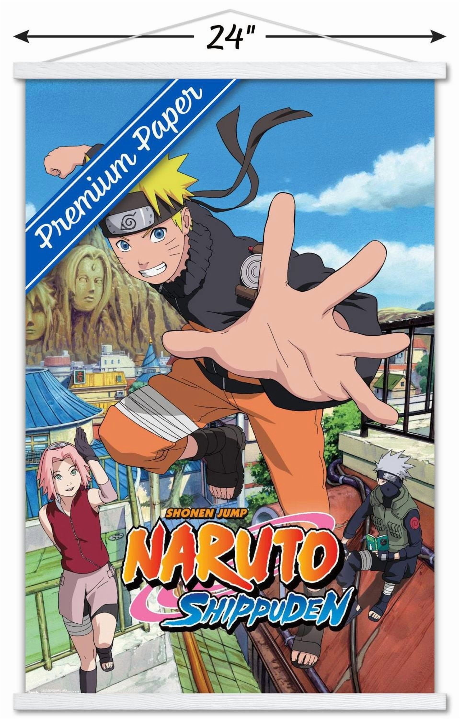 Naruto Shippuden - Jump Wall Poster, 22.375" x 34"