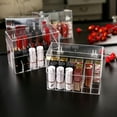 thumbnail image 2 of BLUESON Makeup Lipstick Case Makeup Organizer Storage Box Lipstick Display Stand Holder 1#, 2 of 9