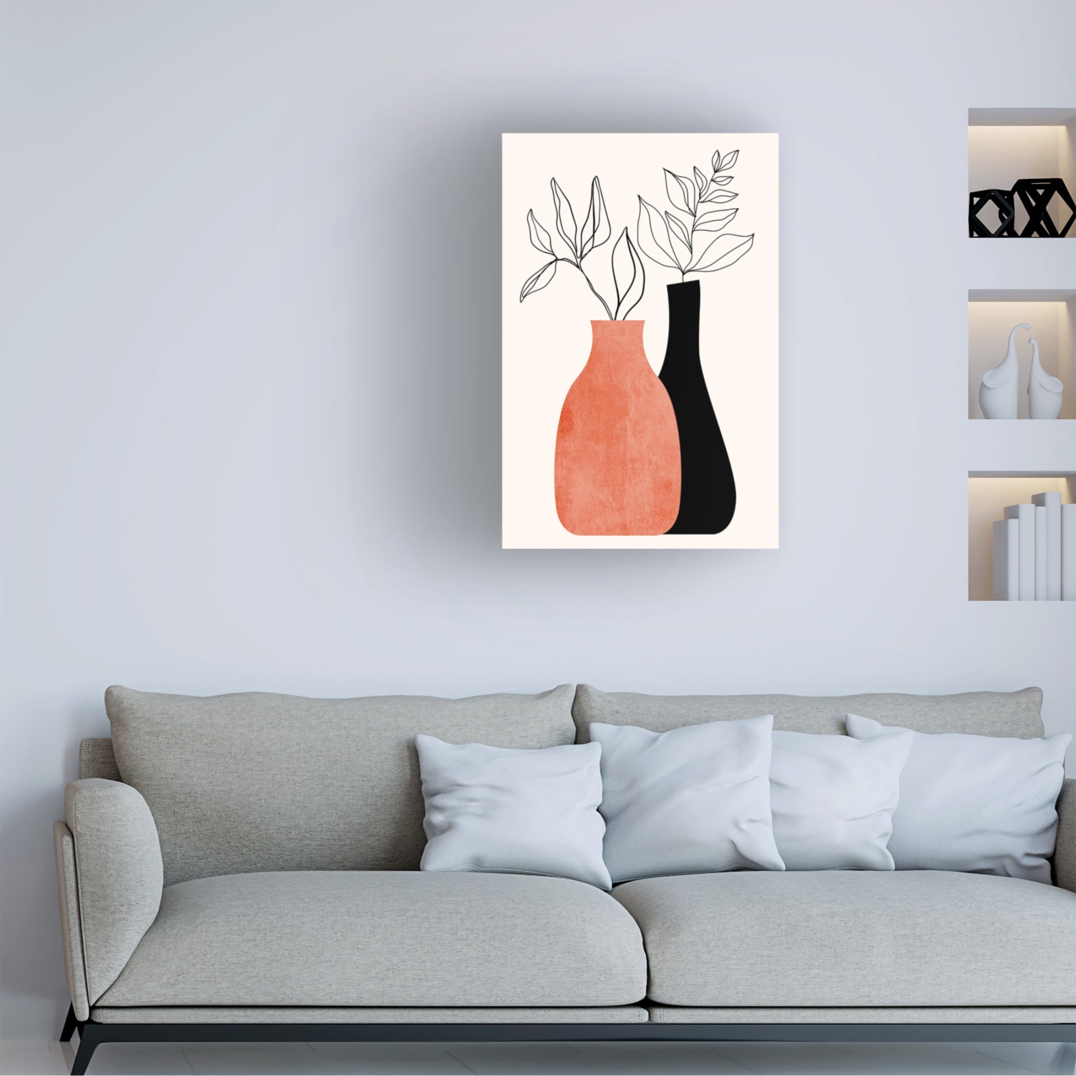 Trademark Fine Art Kubistika  Madame a Monsieur Canvas Wall Art