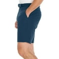 thumbnail image 2 of Greg Norman Men’s Stretch Flat Front Lightweight Short - 4-Way Stretch Fabric (Blue,38), 2 of 4