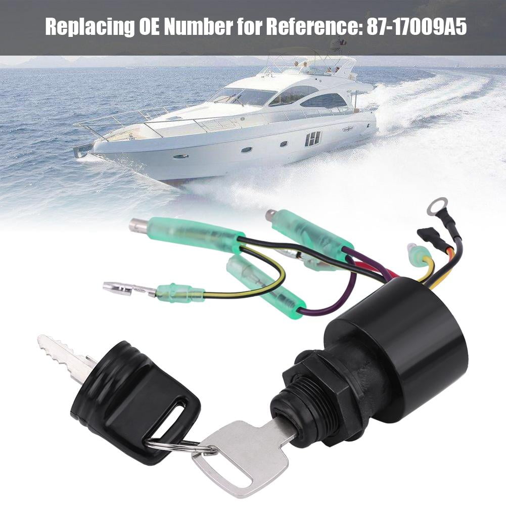 CHUNSHENN Motors Ignition Key Switch 87-88107 for Mercury Outboard Motors Boat Accessories Marine 