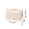 thumbnail image 4 of Fiudx Bolsa de Cosméticos, Elegante Bolsa de Viaje Octogonal, Bolsa de Almacenamiento de Cuero Resistente, Diseño de Gran Apertura, Esencial para El Día a Día de Las Mujeres, Perfecta para Viajes, Us, 4 of 4