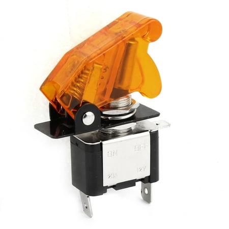 - Auto DIY Orange Illuminated SPST Racing Toggle ON/OFF Switch DC 12V 20A