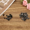 thumbnail image 4 of Rivet Button, Practical Fashionable Anti-Rust Star Shape Rivet, Bags For Clothes Shoes Pet Collars Silver,Black Metal Color,Bright Black, 4 of 8