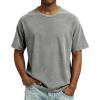 thumbnail image 4 of zbxnLI Mens Casual Loose T Shirt Comfy Short Sleeve Top for Men Summer Fashion Plain Baggy Breathable Tee Tops, 4 of 4