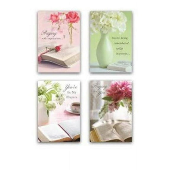 Lustrous Praying For You Cards, Box Of 12
