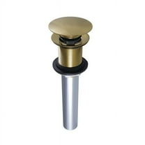 Kingston Brass EV7002 Push Pop-Up Drain without Overflo EV7002