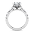 thumbnail image 3 of Eterna Jewel 1.7 Ct Heart Cut Lab Created Diamond Hidden Halo Cathedral Pave Engagement Ring for Women - 14K White Gold Plated Wedding Ring with Sparkling Diamond Accent - Promise Rings, 3 of 3