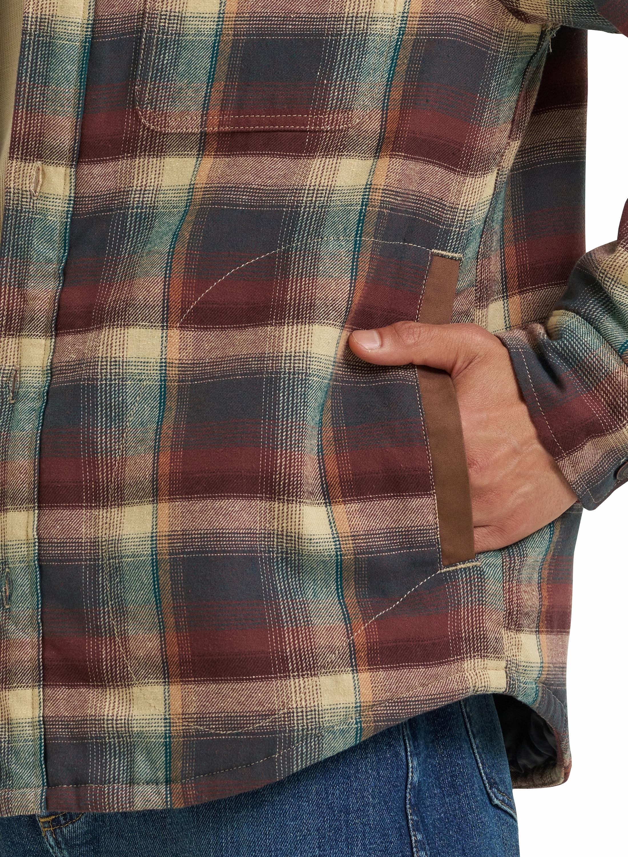 Wrangler® Men's Heavyweight Quilt-Lined Shirt Jacket